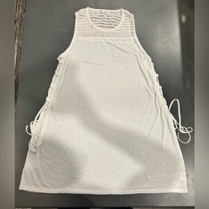 Carve Designs Swim Suit Coverup Dress White Size Large